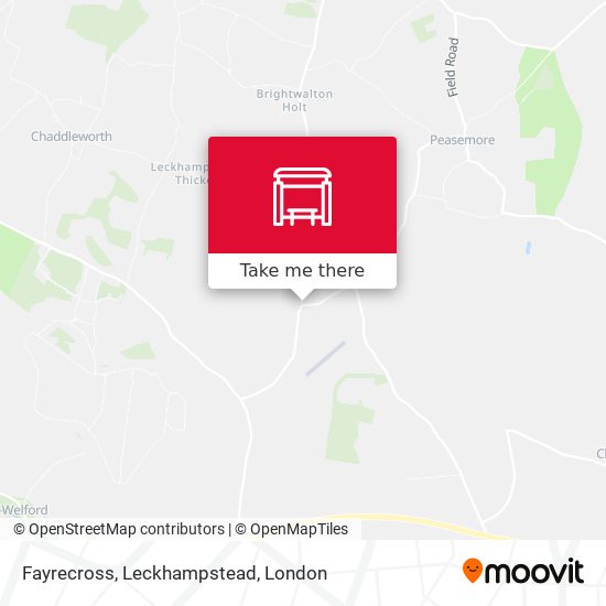 Fayrecross, Leckhampstead map