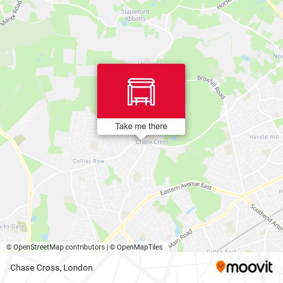 Chase Cross map