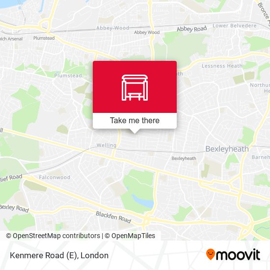 Kenmere Road (E) map