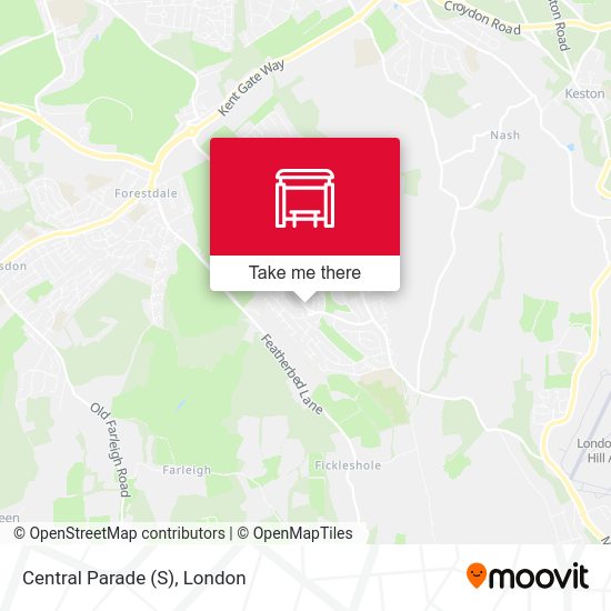 Central Parade (S) map