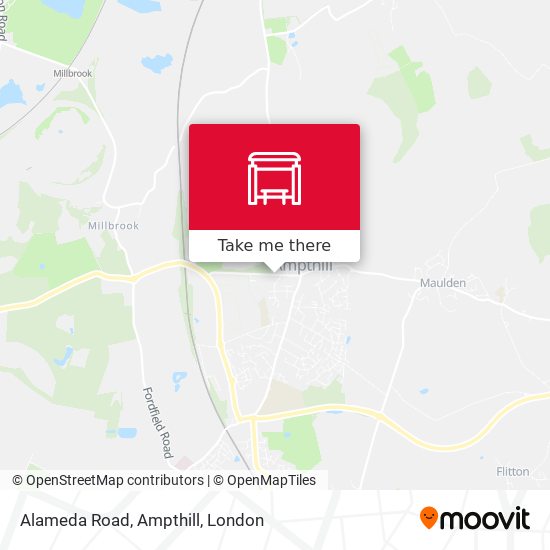 Alameda Road, Ampthill map