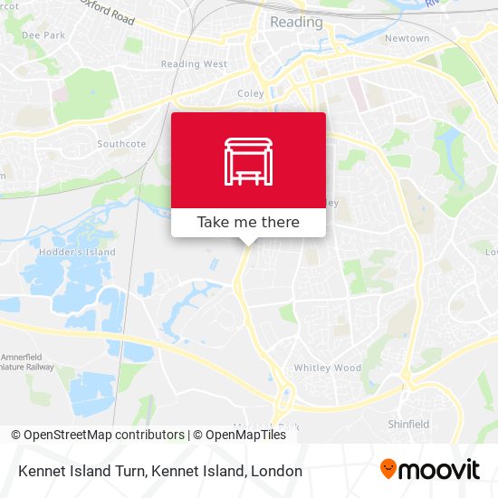 Kennet Island Turn, Kennet Island map