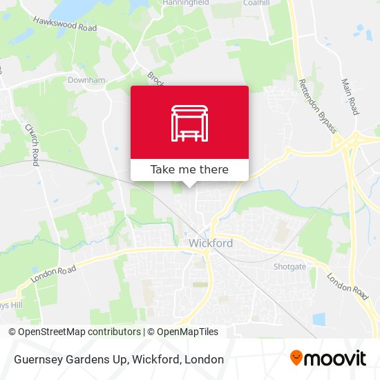 Guernsey Gardens Up, Wickford map