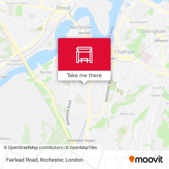 Fairlead Road, Rochester map