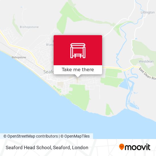 Seaford Head School, Seaford map