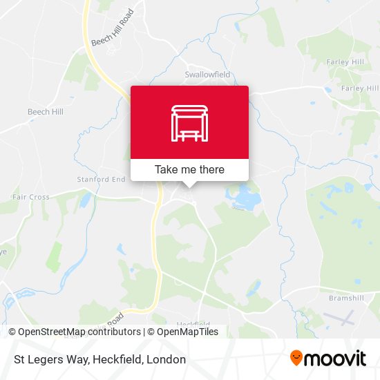 St Legers Way, Heckfield map