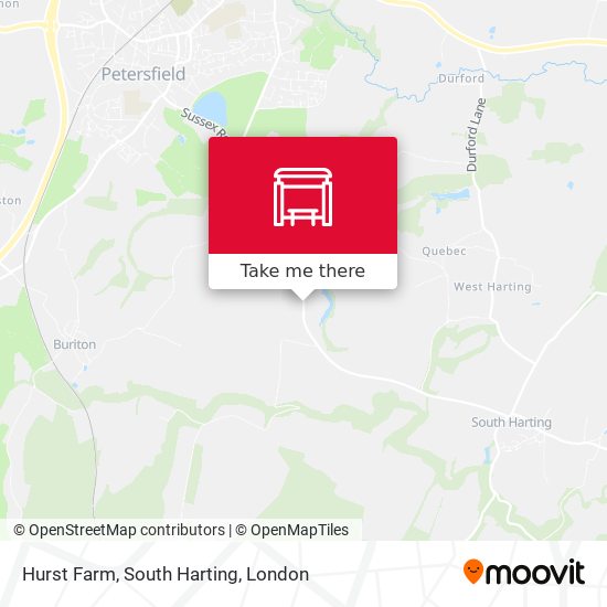 Hurst Farm, South Harting map