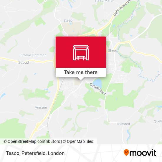 Tesco, Petersfield map