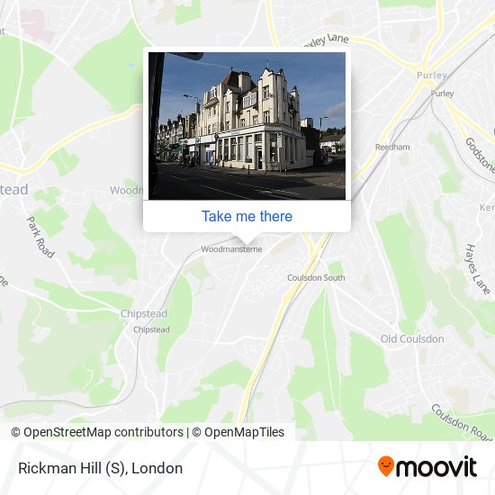 Rickman Hill (S) map