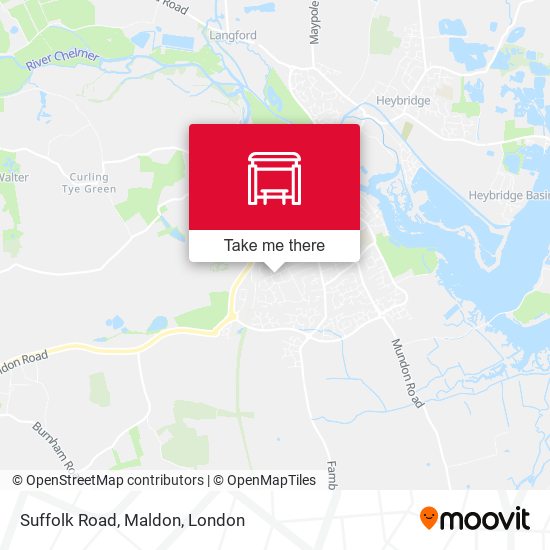 Suffolk Road, Maldon map
