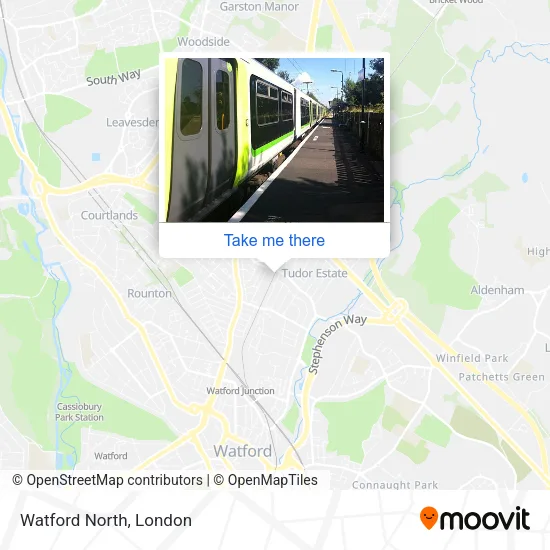 Watford North map