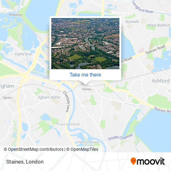 Staines map