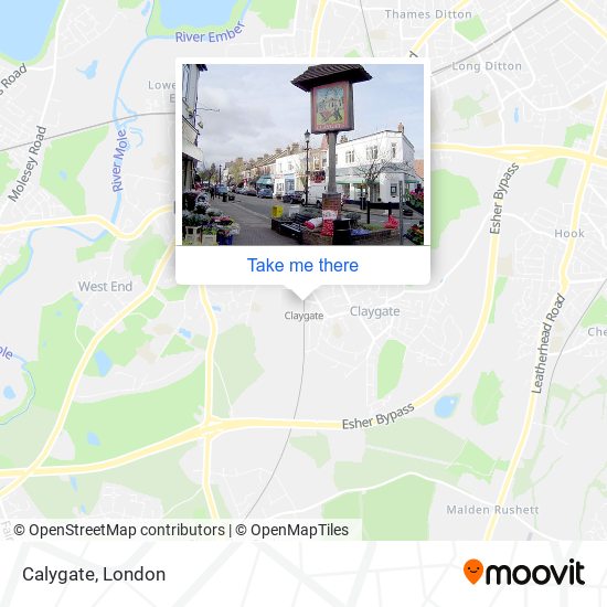 Calygate map