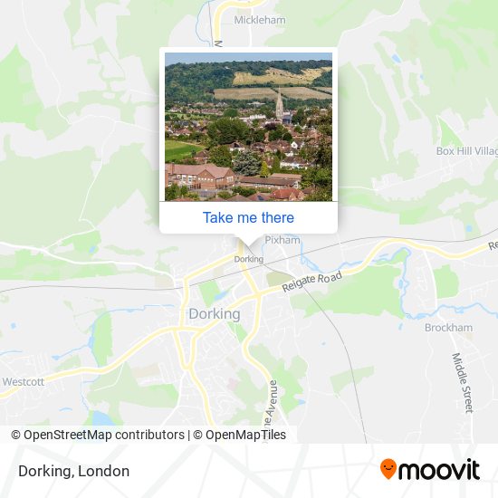 Dorking map