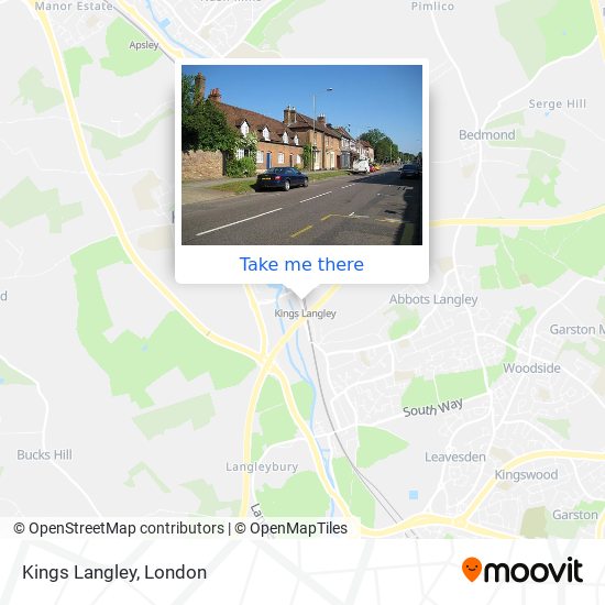 Kings Langley map