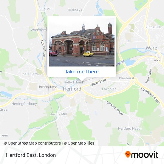 Hertford East map