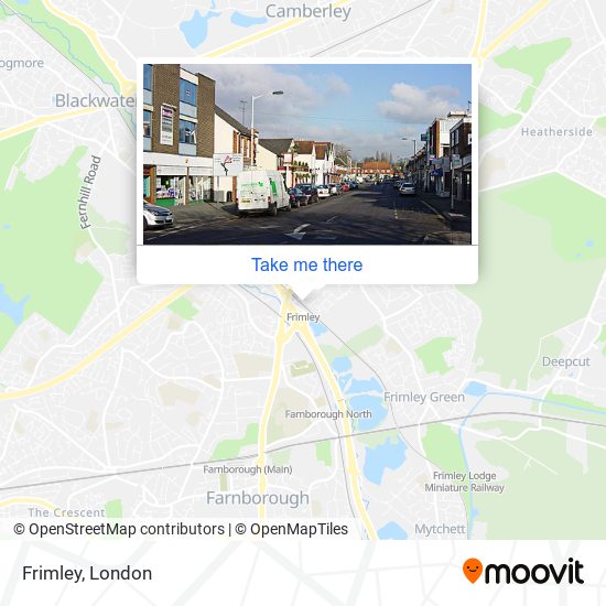 Frimley map
