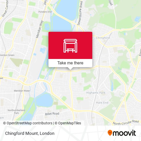Chingford Mount map