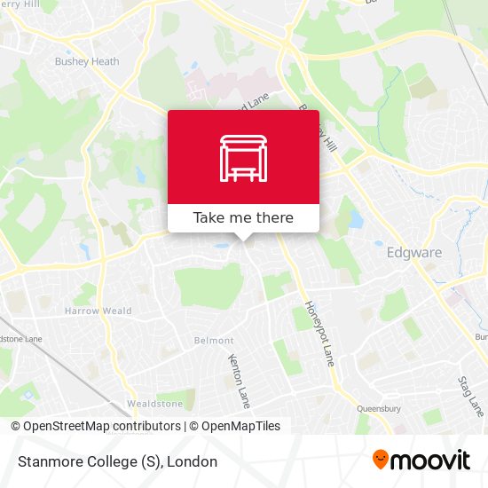 Stanmore College map