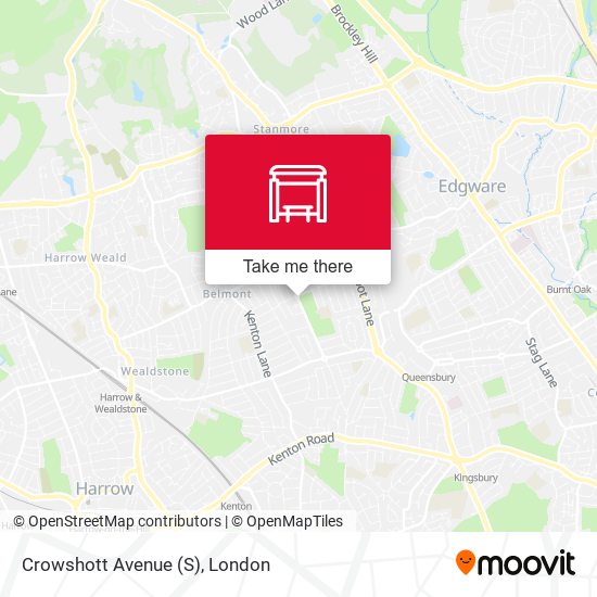 Crowshott Avenue (S) map
