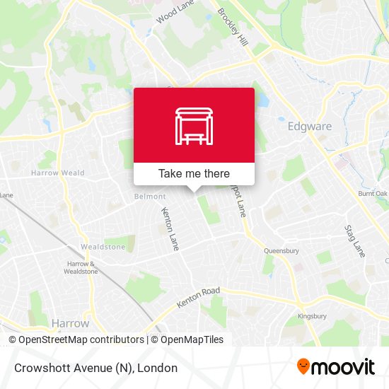 Crowshott Avenue (N) map