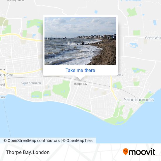 Thorpe Bay map