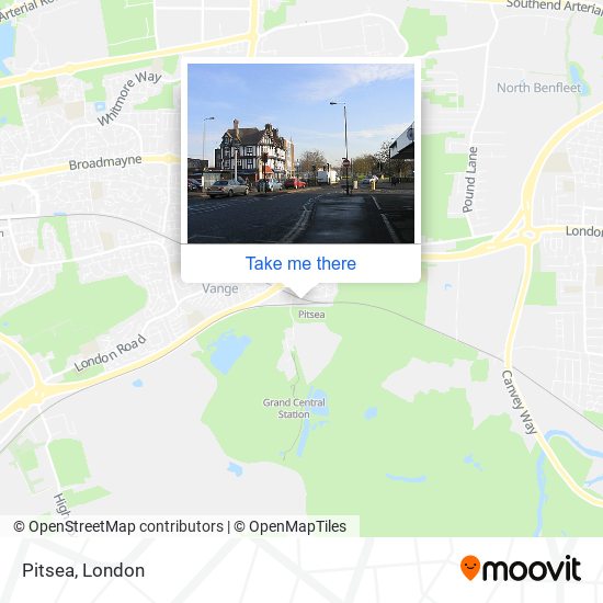 Pitsea map