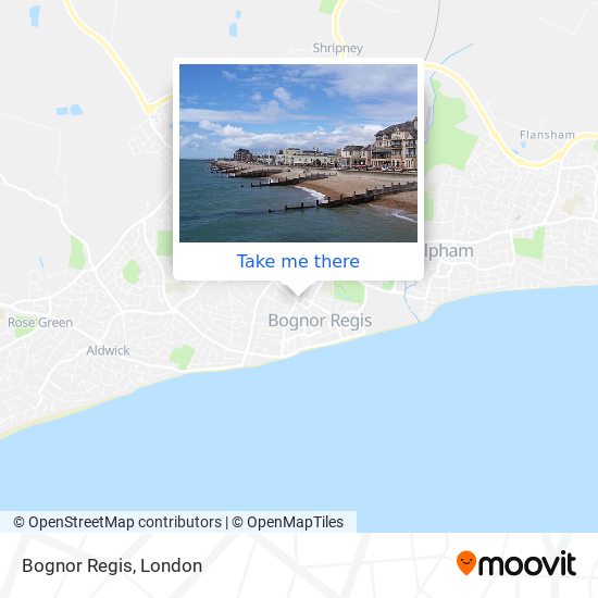 Bognor Regis map