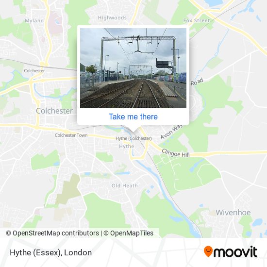 Hythe (Essex) map