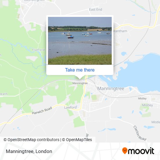 Manningtree map