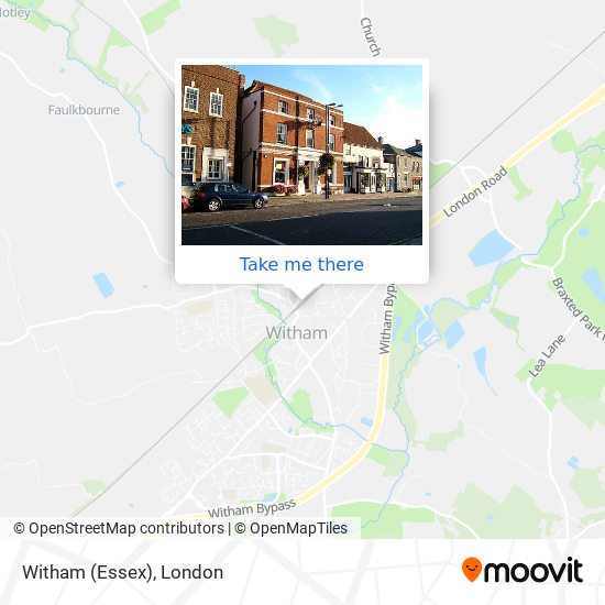 Witham (Essex) map
