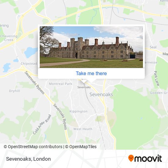 Sevenoaks map