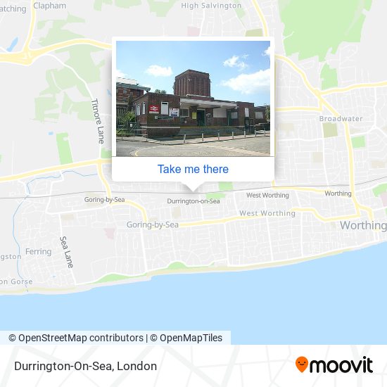 Durrington-On-Sea map