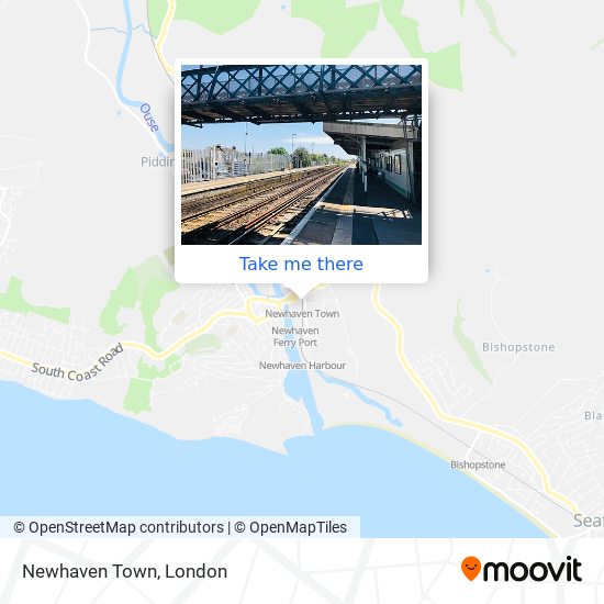 Newhaven Town map