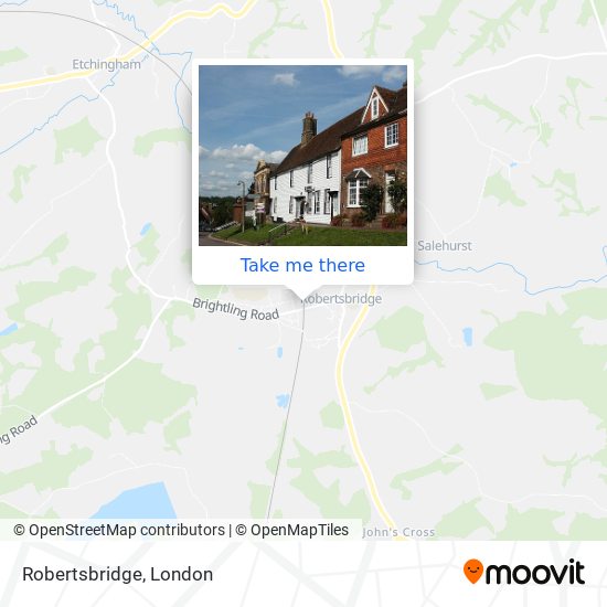 Robertsbridge map