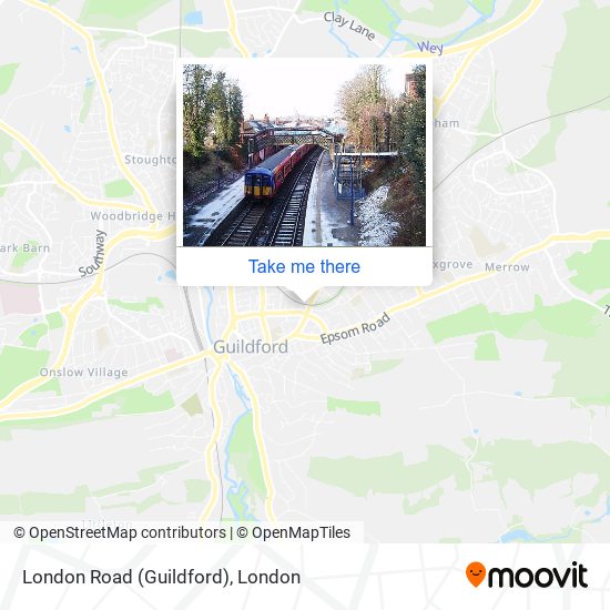 London Road (Guildford) map