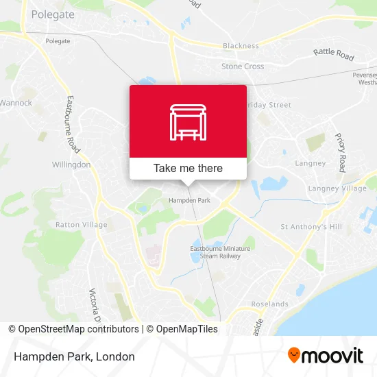 Hampden Park map