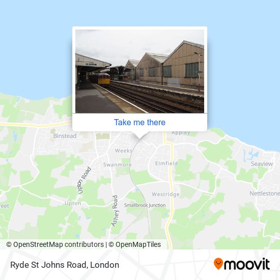 Ryde St Johns Road map