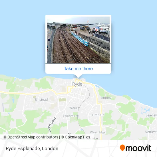 Ryde Esplanade map