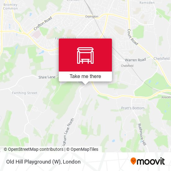 Old Hill Playground (W) map