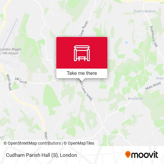 Cudham Parish Hall (S) map