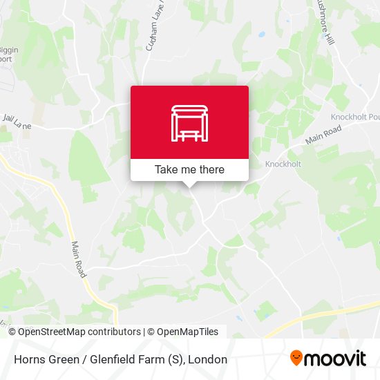 Horns Green / Glenfield Farm (S) map