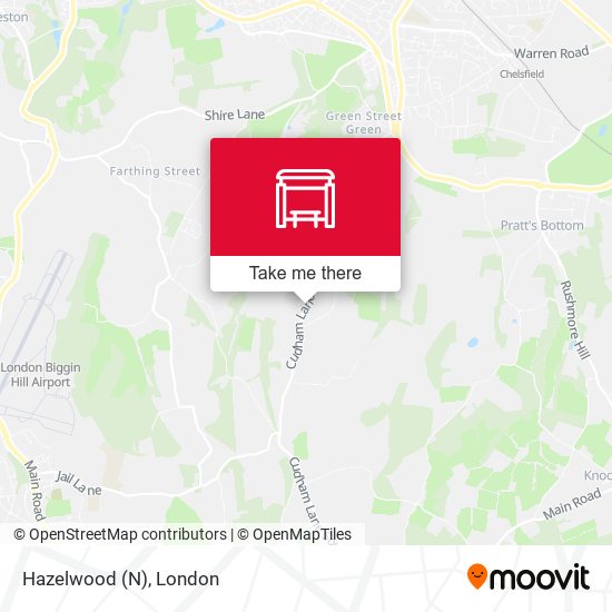 Hazelwood (N) map