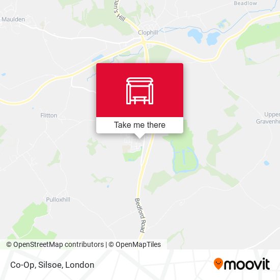 Co-Op, Silsoe map