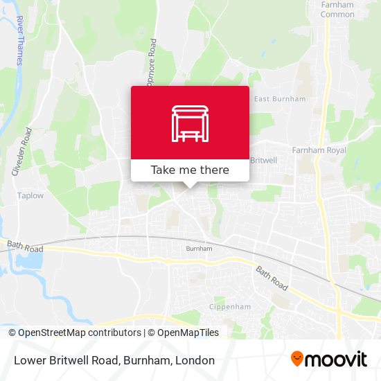 Lower Britwell Road, Burnham map