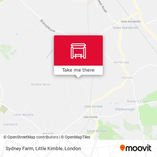 Sydney Farm, Little Kimble map