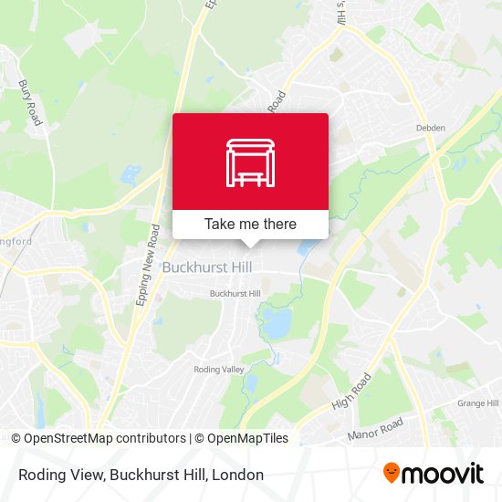 Roding View, Buckhurst Hill map