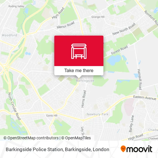 Barkingside Police Station, Barkingside map