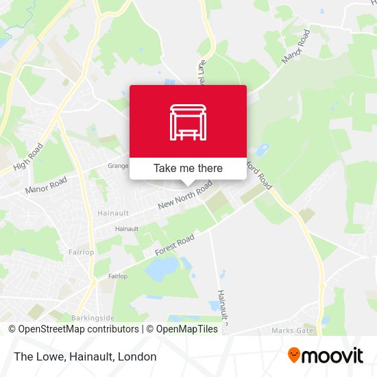 The Lowe, Hainault map