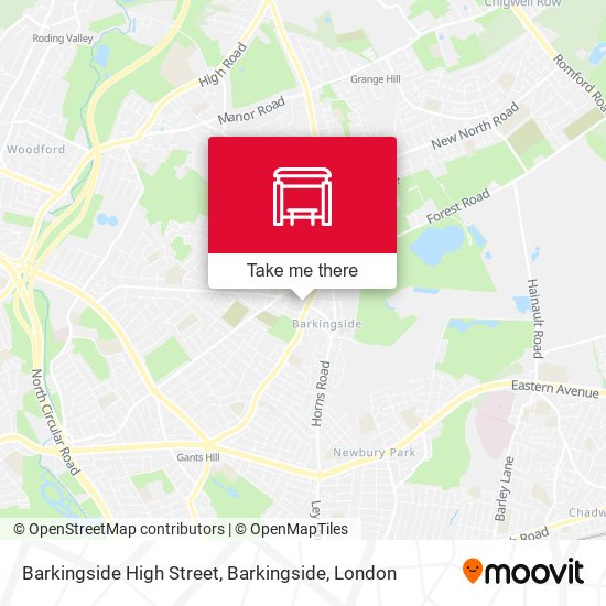 Barkingside High Street, Barkingside map